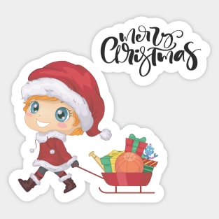 Santa’s girl Sticker